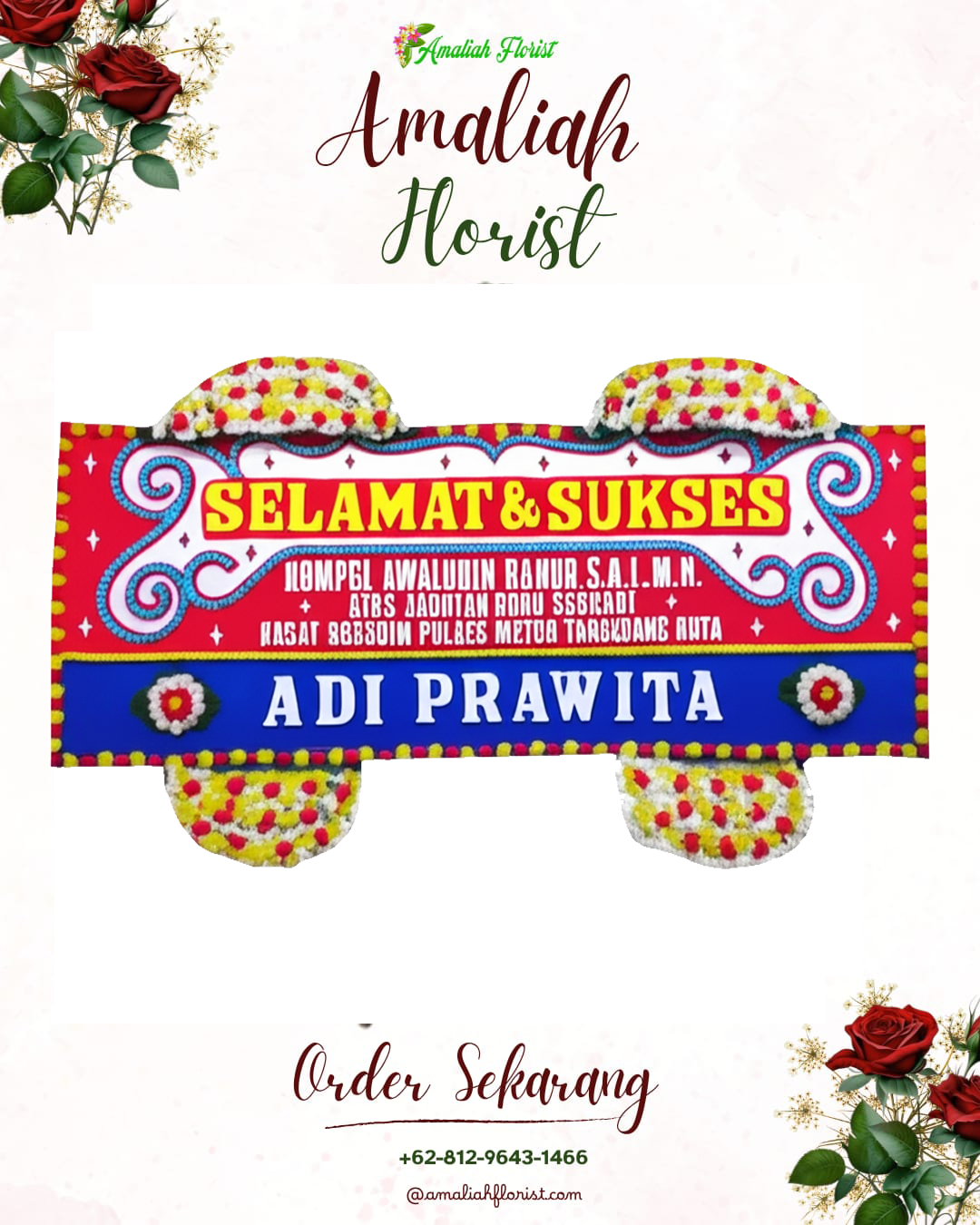 Papan Bunga Ucapan Selamat Ponorogo